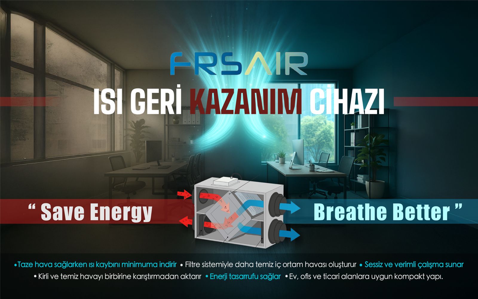 FRSAIR Isı Geri Kazanım Cihazı